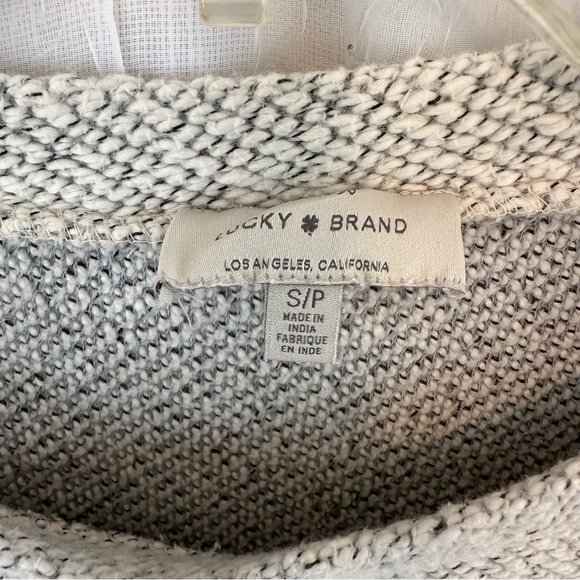 Lucky Brand Pullover Sweater Blouse Crewneck Small - Picture 8 of 15